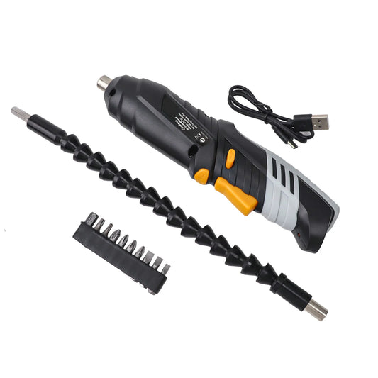 DIY 3.6V Cordless Screwdriver Drill – 1300mAh Li-Ion, Torque Force with Built-in LED Light