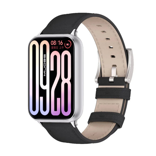 Mi Band 9 Pro Strap For Xiaomi Smart Band 9 Pro Leather Wristband For Mi Band 8 Pro Watchband For Redmi Watch 5 4 Accessories