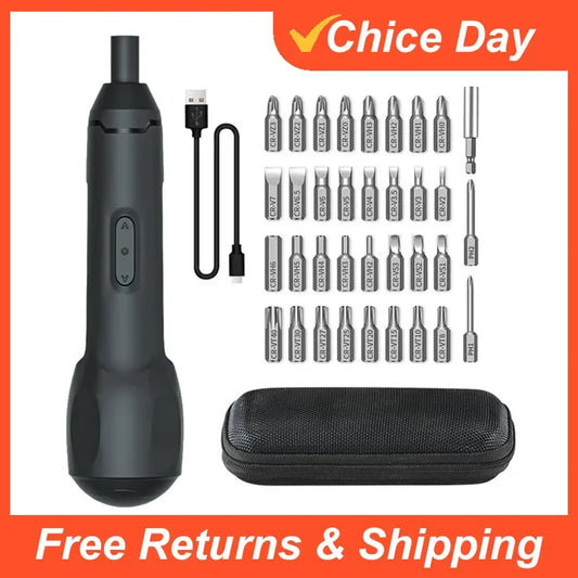 Rechargeable Cordless Electric Screwdriver – Manual & Automatic Multifunction Screw Driver
