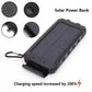 200000mAh Large Capacity Solar Power Bank Fast Charging Portable External Battery  for IPhone Samsun Xiaomi