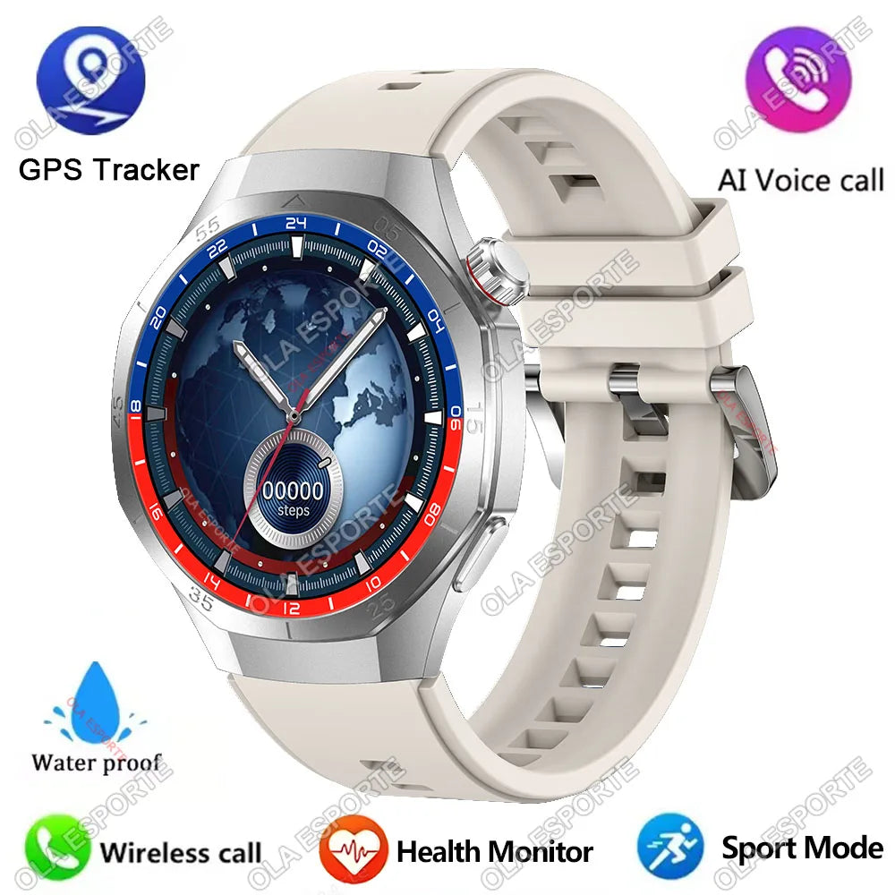 2025 New Watch 5 Pro Smart Watch 1.5“ AMOLED Screen NFC GPS Tracker BT Call Health Waterproof Men Women For Android