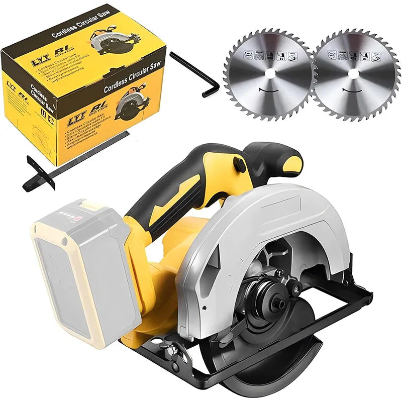 Cordless Circular Saw For DEWALT 20V MAX Battery, 7-1/4 Inch Brushless Power Circular Saws, 0-50 Degree Bevel Capability, Lightw
