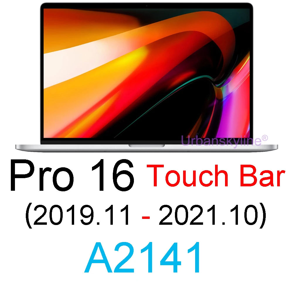 Screen Protector for MacBook Air 15 13 M4 Pro 14 16 M3 M2 M1 Touch Bar ID 11 12 HD Skin Film Guard Cover 13.6 A3241 A3240 Retina