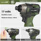 Cordless Brushless Electric Impact Drill 140N.m with Metal Ratchet Chuck