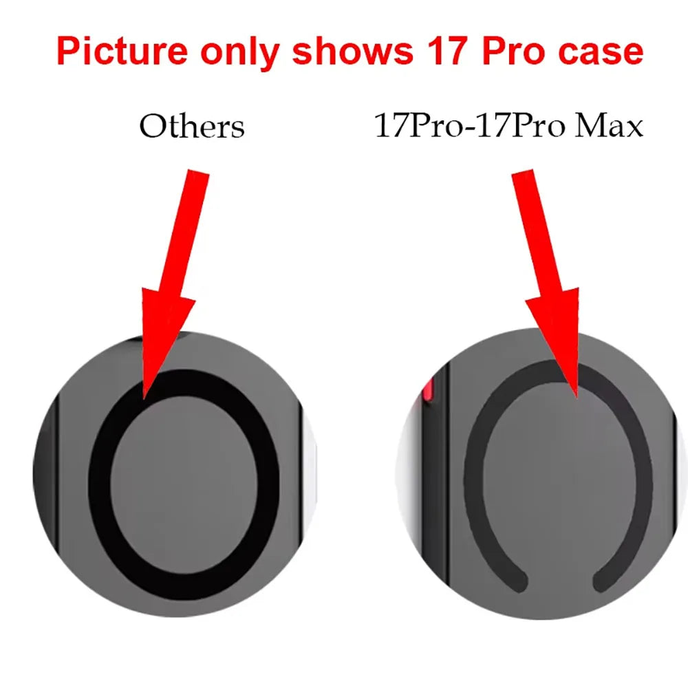 Matte Magnetic For Magsafe Wireless Charge Phone Cases For iPhone 17 16 15 14 13 11 12 Pro Max Plus XS Max XR X Air Armor