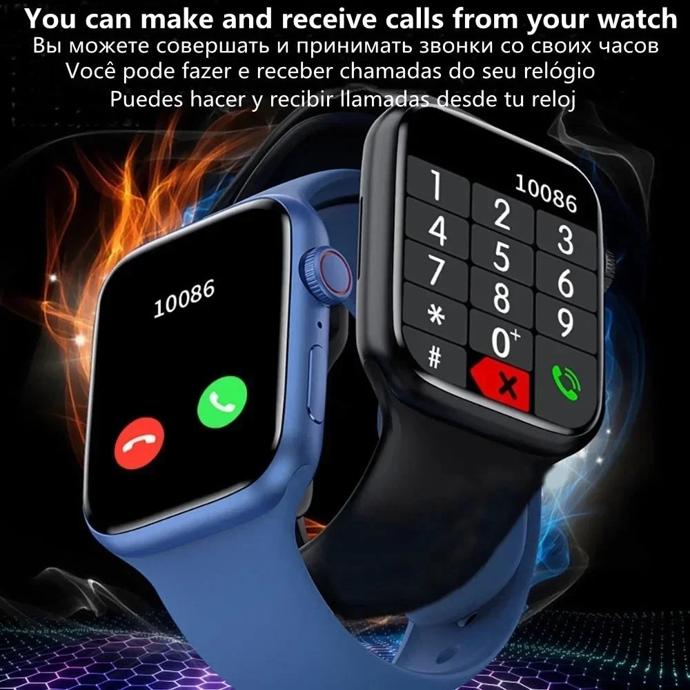 Smart Watch I10 Pro Max Metal Strap Sport Fitness Tracker Custom Dial  Apple Phone For Android IOS