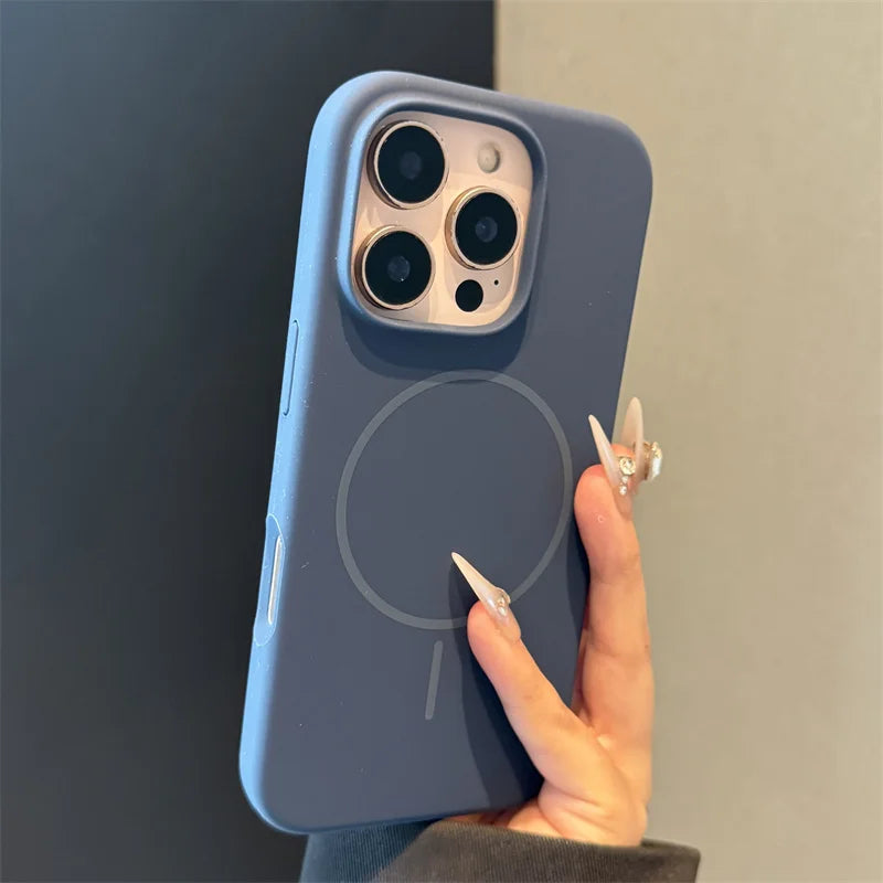 Original Liquid Silicon Magsafe Case For iPhone 17 Air 16 15 Plus 14 13 12 11 Pro Max Magnetic Wireless Charge Soft Rubber