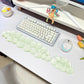 Mouse Pad Wrist Non-slip Silicone Transparent Wrist Rest Support Mat Memory Wrist Mouse Pad Computer Laptop Keyboard Mat