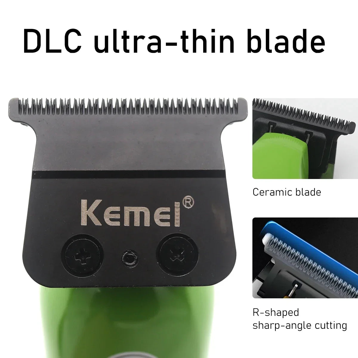 Kemei 2236 Professional Hair Clipper – Brushless Motor, Cordless Rechargeable Trimmer
