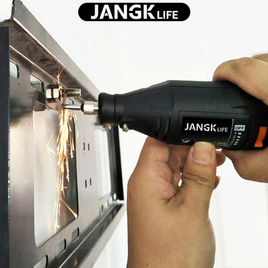 JANGKLIFE Electric Mini Drill & Die Grinder – 110V/220V Engraver & Polisher with Rotary Tool Set Kit for 3000/4000