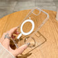 Acrylic Clear Magnetic Case For iPhone 16E 16 14 15 13 12 Mini 11 Pro XS Max XR 7 8 Plus For Magsafe Wireless Charge Hard