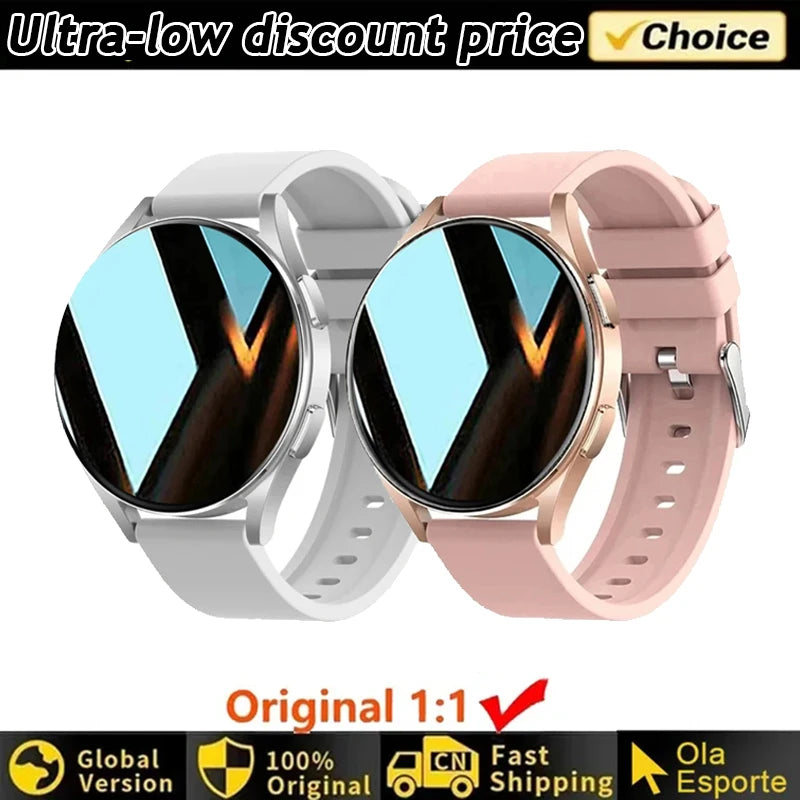Smartwatch Women Watch 6 Health Monitoring Watch Waterproof Voice Assistant Bluetooth Call 2025 New Sports Watch