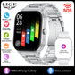LIGE 2.04" HD Display 2025 New 1000mAh Large Battery Smart Watch Bluetooth Call Health Monitor IP68 Waterproof Sport