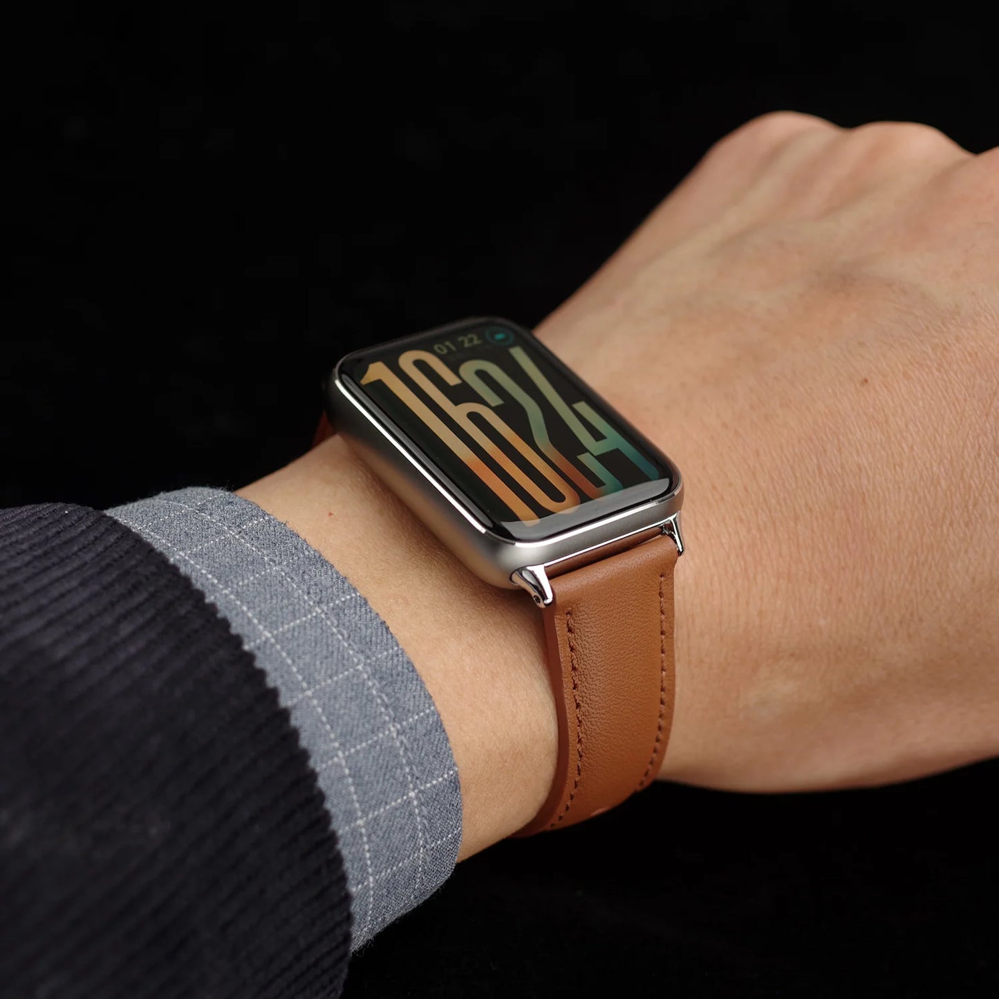 Mi Band 9 Pro Strap For Xiaomi Smart Band 9 Pro Leather Wristband For Mi Band 8 Pro Watchband For Redmi Watch 5 4 Accessories