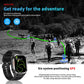 2025 New Men Smart Watch Built-in GPS Compass Outdoor 630mah Large Battery Sports Positioning Flashlight