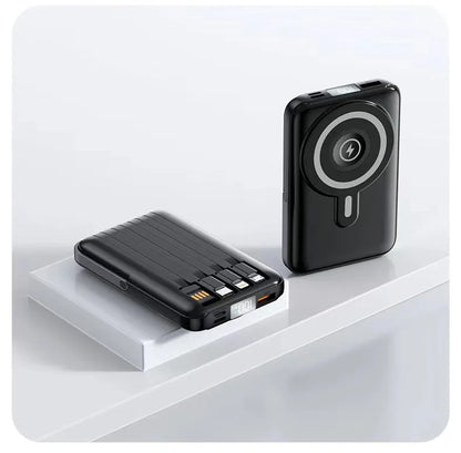 Wireless magnetic power bank 22.5W super fast charging 10000mAh suitable for watches, mobile , lightweight and thin