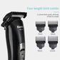 Kemei KM-1506 3-in-1 Electric Shaver – Rechargeable Hair & Nose Trimmer for Men