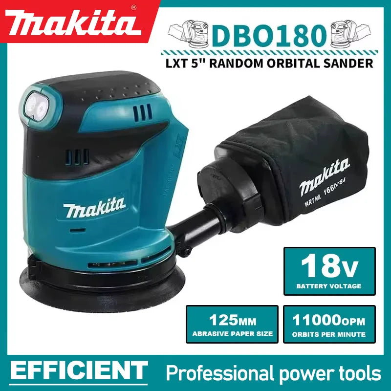 Makita DBO180Z 18V Brushless Cordless Random Orbital Sander – Bare Tool