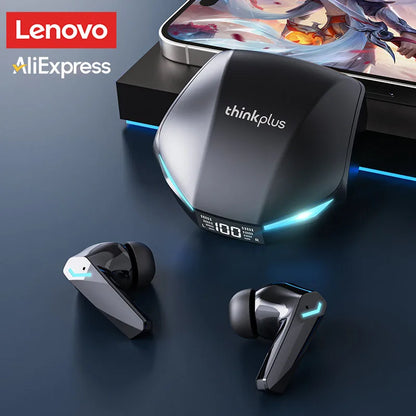 Original Lenovo XT53 Earphone Wireless Upgrade Bluetooth 5.4 Headphones Noise Reduction LED Low Latency Gaming
