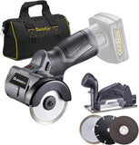 G12 Series RK12136-2-K3 12V Cordless 3/8" Hammer Drill Power Tool Combo Kit with 3 Inch Compact Cut Off Tool, 1 Battery & Charge