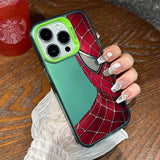Marvel Spider Man Half Face Cool Phone Case For iPhone 16 15 14 13 12 11 Pro Max XR XS 7 8 Plus MINI Y2K Anti Fall Cute