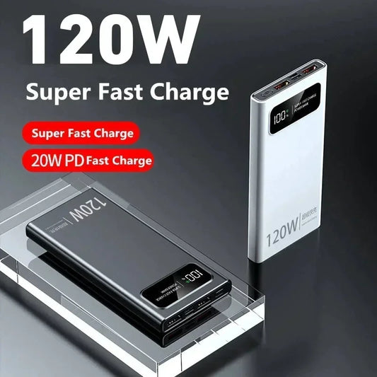Xiaomi 200000mAh Power Bank 120W Super Fast Charging Battery High Capacity Digital Display For iPhone Samsung Huawei