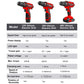Dual Speed Hand Eletric Drill 12V 18V 48V Power Display with LED Light 42N.M Torque 2200r/min 10mm Chuck