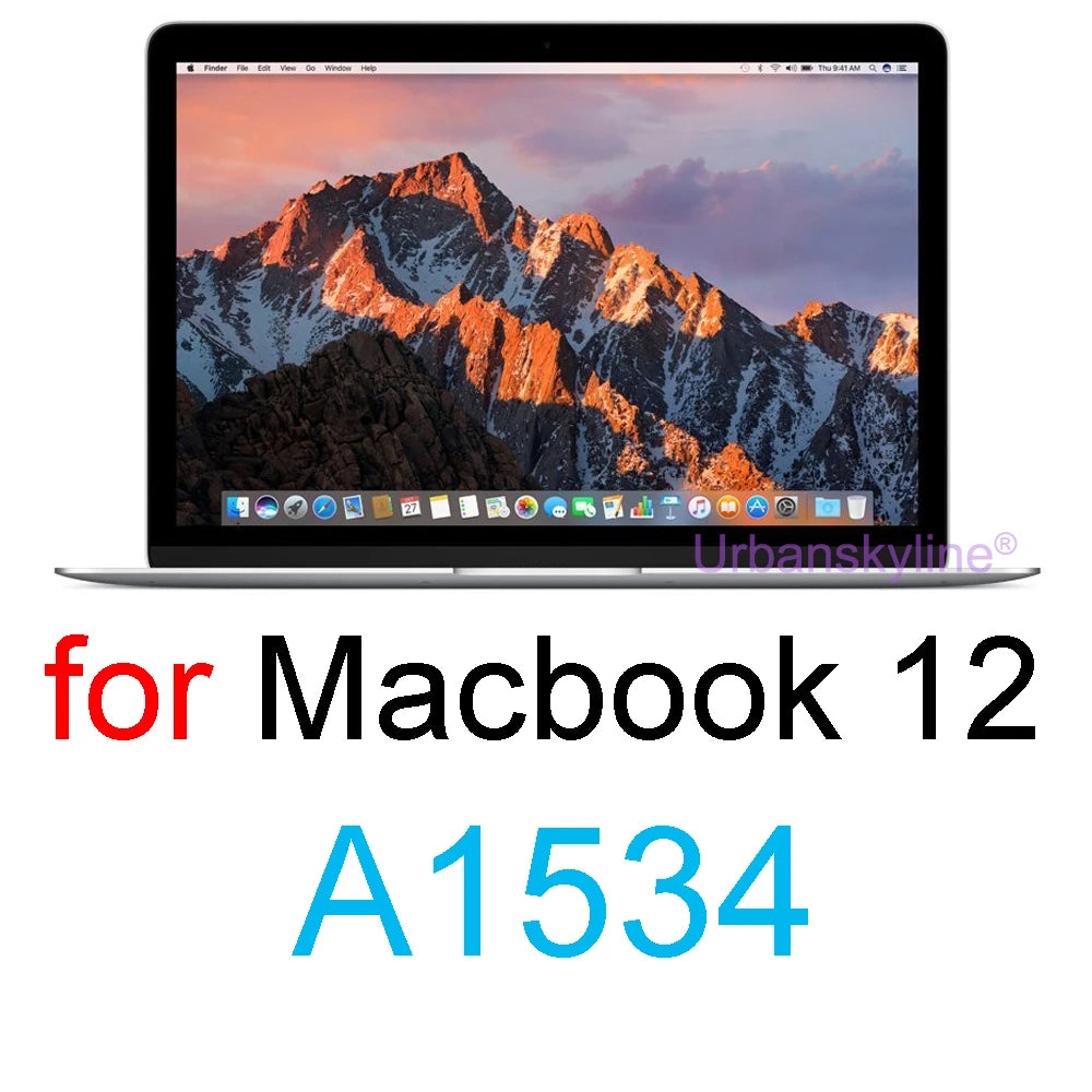 Screen Protector for MacBook Air 15 13 M4 Pro 14 16 M3 M2 M1 Touch Bar ID 11 12 HD Skin Film Guard Cover 13.6 A3241 A3240 Retina