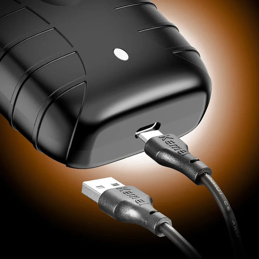 Kemei 2299/2296 T95 Professional Hair Clipper – Cordless Trimmer & Foil Shaver