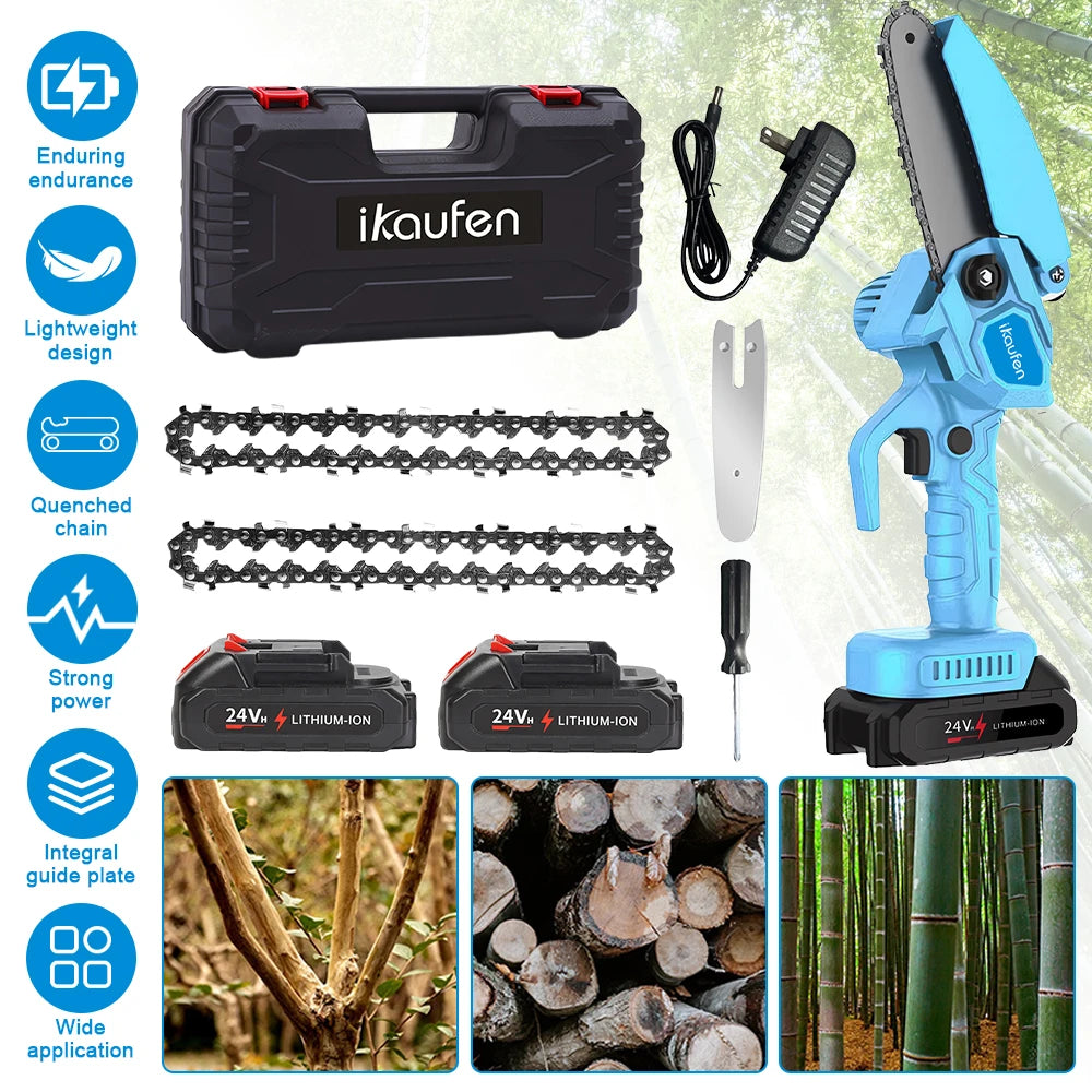 4-Inch Cordless Mini Electric Chainsaw for Makita 18V Battery