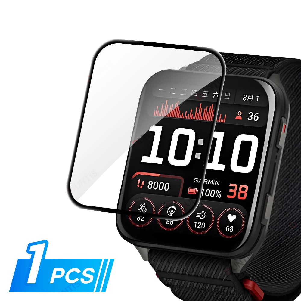 Screen Protector for Garmin Venu X1 3D Curved Screen Protector Ultra-HD Full Coverage Protective Film Accessories (Not Glass)