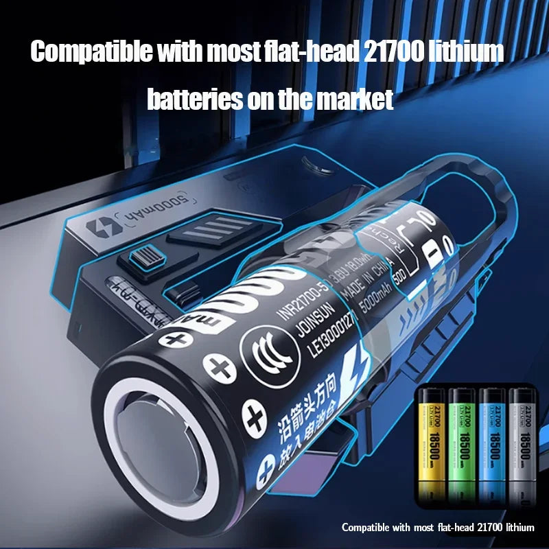 10000mAh Portable Power Bank Removable Replaceable Battery Pack 22.5W Fast Charging External Battery for Xiaomi iPhone Samsung