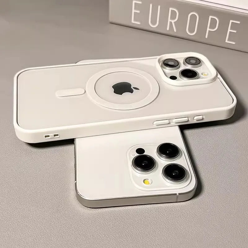 Luxury Candy Magsafe Wireless Charge Phone Case For iPhone 17 16 15 14 13 12 11 Pro Max 16 Plus 16e 17 Air Magnetic Bumper