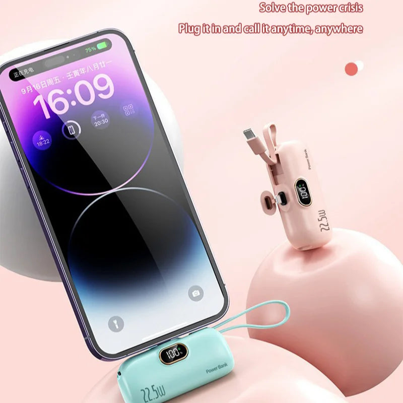 Mobile Power Bank 30000mah Fast Charging Suitable for iPhone 16 15 14 Samsung Xiaomi External Battery