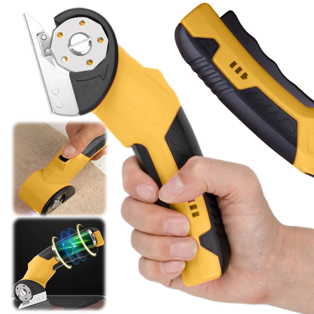 Cordless Electric Scissors – Mini Cutter for Fabric, Carpet & Cardboard