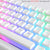 Pudding PBT Keycaps – 129-Key Double Shot Set for RGB Mechanical Keyboards (60%/80%/100%)