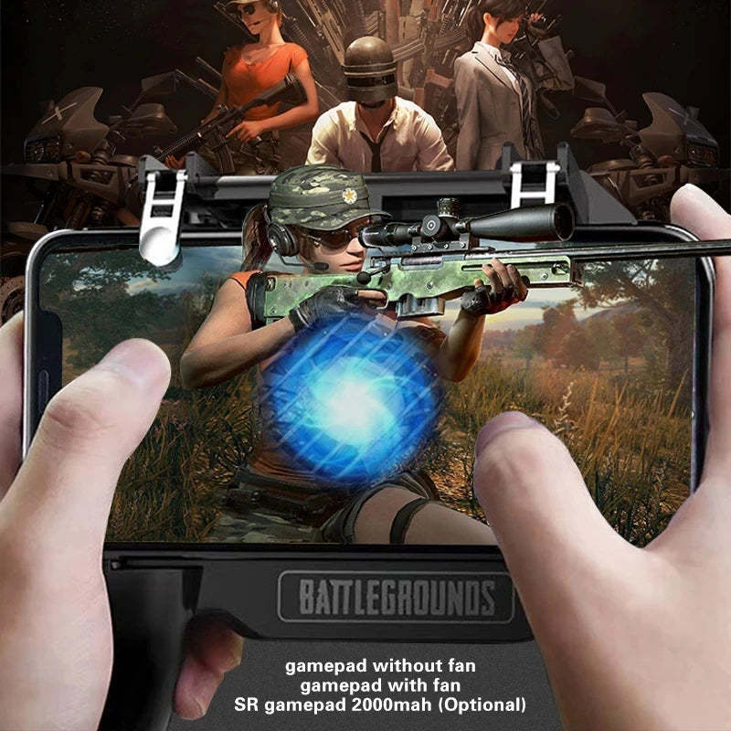 Mobile L1 R1 Joystick Gamepad for iPhone & Android – PUBG/Free Fire Controller