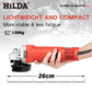 HILDA 1300W 125mm Angle Grinder – Handheld Electric Cutting Tool