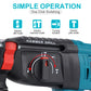 Brushless Cordless Rotary Hammer Drill – For Makita 18V Battery